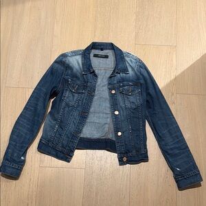 J Brand Distressed Denim Jacket - Size XS